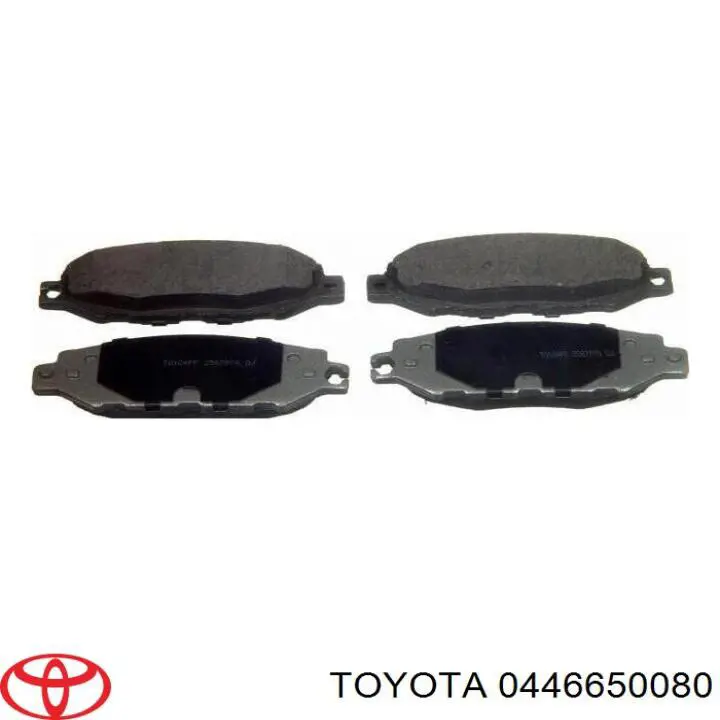 Задні гальмівні колодки Toyota 0446650080 ціна, від 13.92 USD