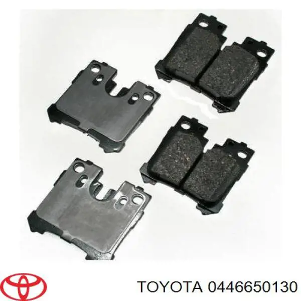 0446650130 Toyota колодки гальмові задні, дискові