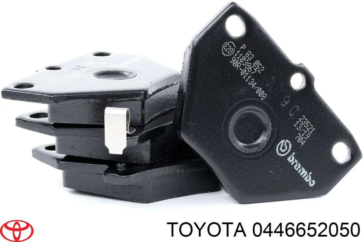 0446652050 Toyota колодки гальмові задні, дискові