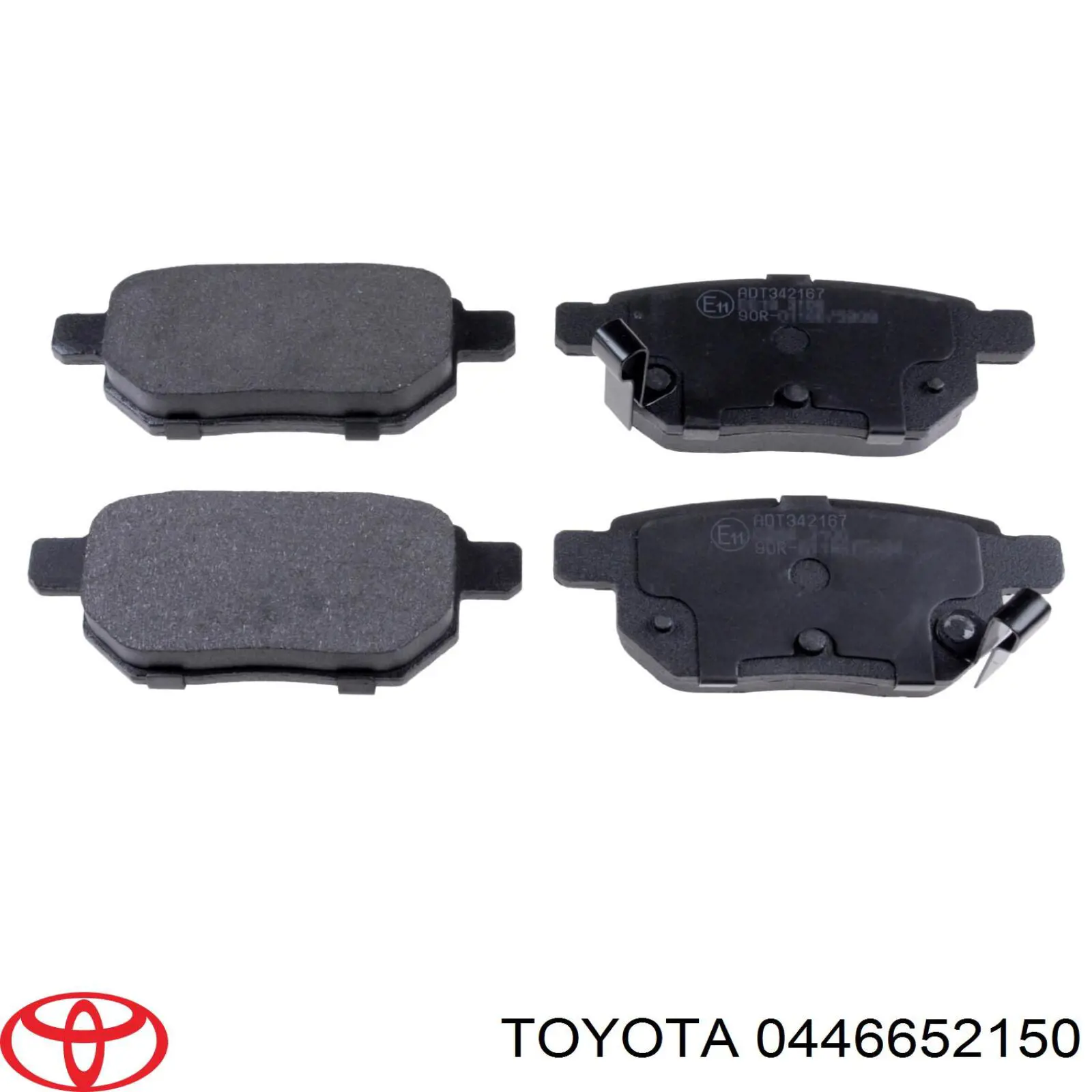 Купити 0446652150 Toyota Задні колодки