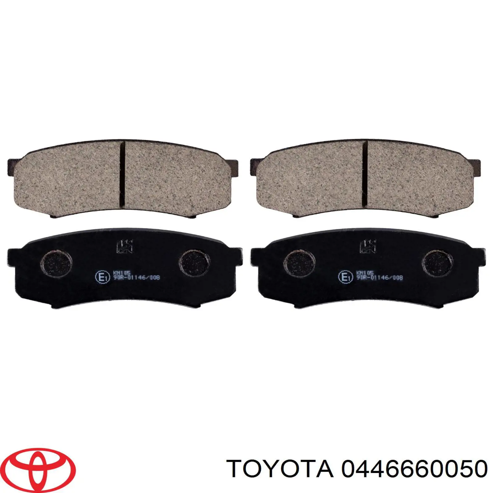 Задні гальмівні колодки Toyota 0446660050 ціна, від 19.56 USD