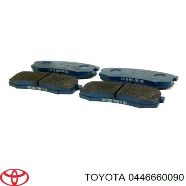 Задні гальмівні колодки Toyota 0446660090 ціна, від 20.22 USD