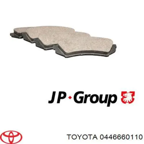 Задні гальмівні колодки Toyota 0446660110 ціна, від 18.47 USD