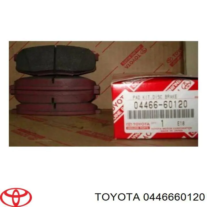Купити 0446660120 Toyota Задні колодки