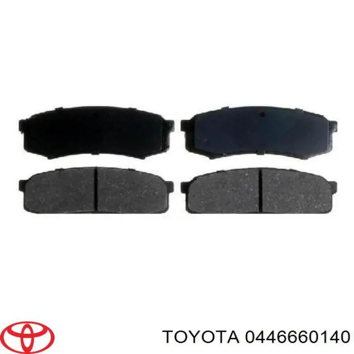 Задні гальмівні колодки Toyota 0446660140 ціна, від 20.50 USD