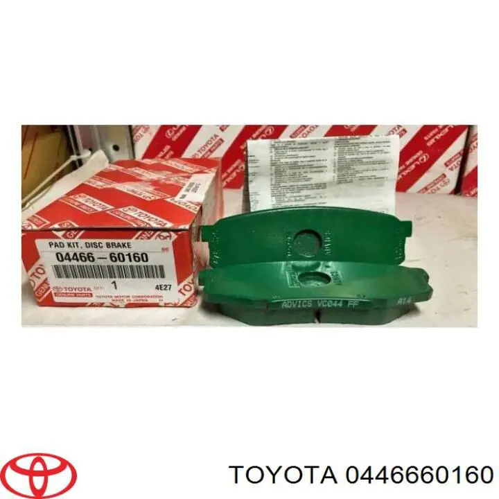 Купити 0446660160 Toyota Задні колодки