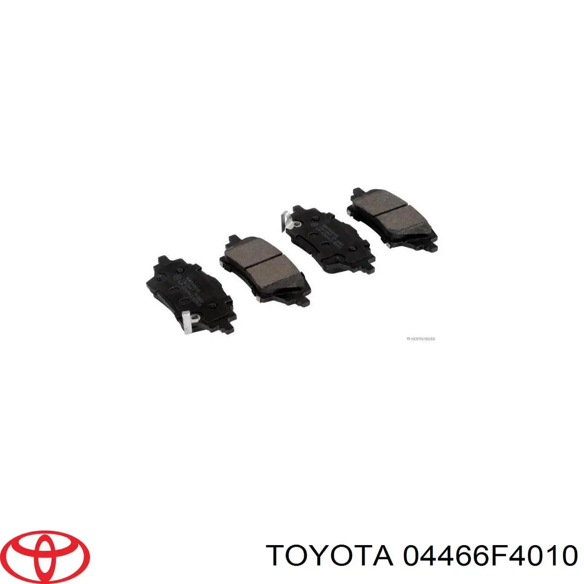 Задні гальмівні колодки Toyota 04466F4010 ціна, від 56.85 USD