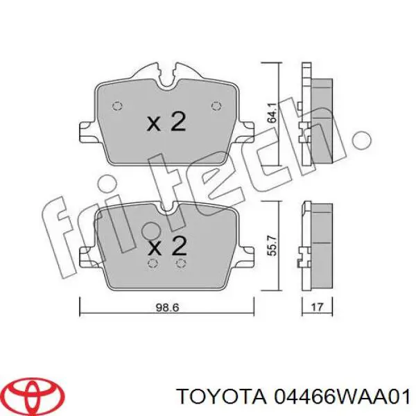 Колодки гальмові задні, дискові 162221 Power Stop