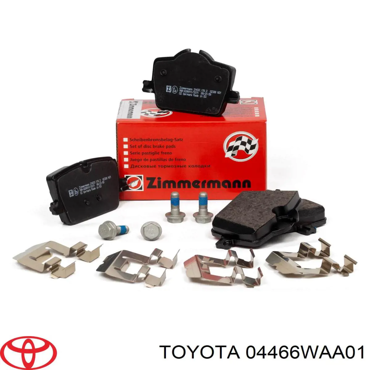 Купити 04466WAA01 Toyota Задні колодки