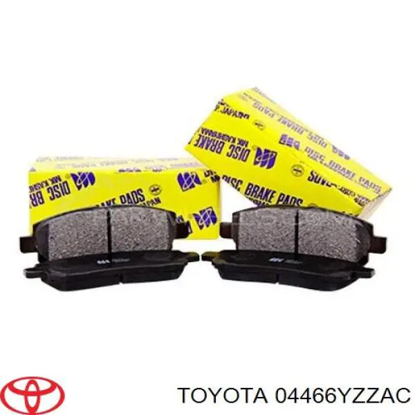Задні гальмівні колодки Toyota 04466YZZAC ціна, від 32.87 USD