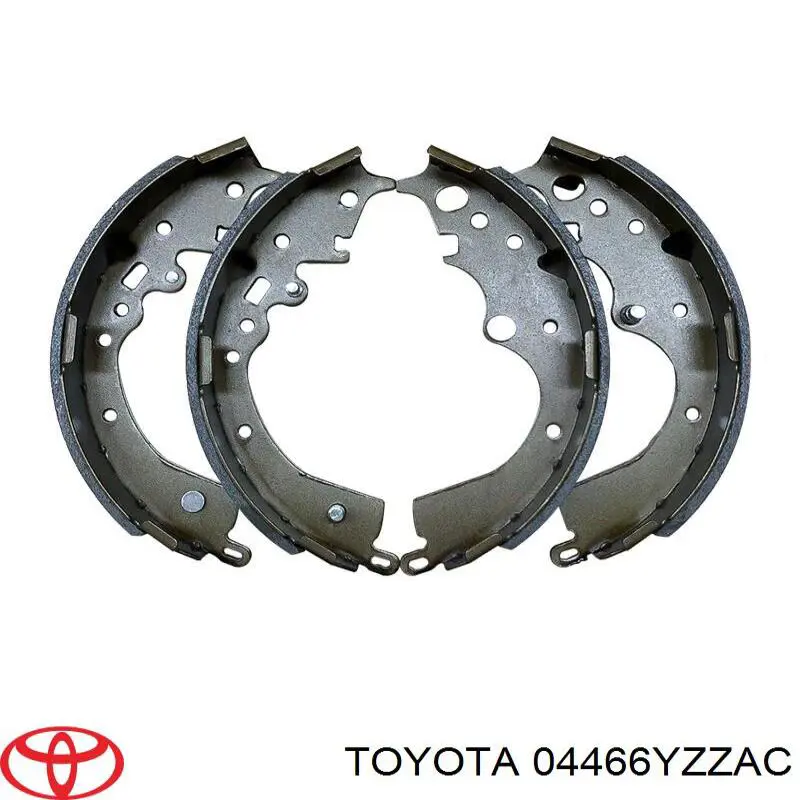04466YZZAC Toyota колодки гальмові задні, дискові