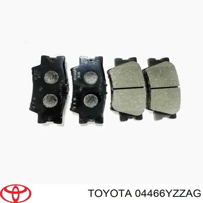 Задні гальмівні колодки Toyota 04466YZZAG ціна, від 23.18 USD