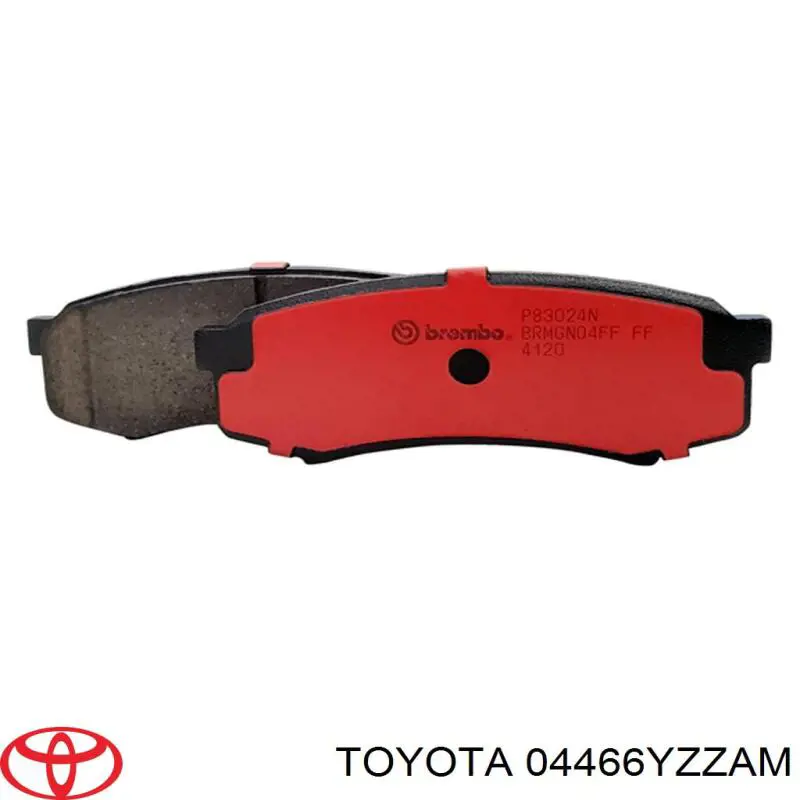 Купити 04466YZZAM Toyota Задні колодки