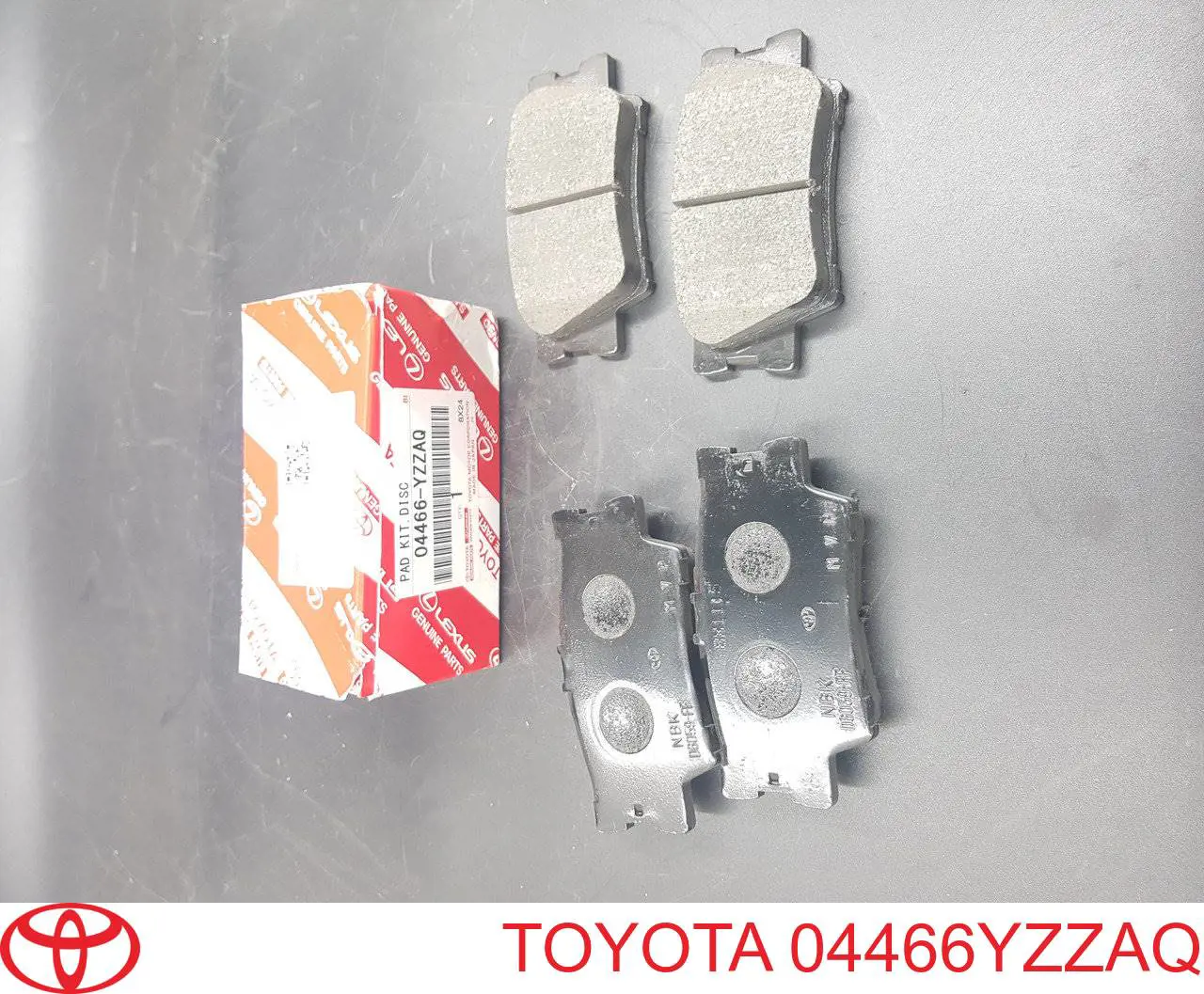 Задні гальмівні колодки Toyota 04466YZZAQ ціна, від 28.82 USD