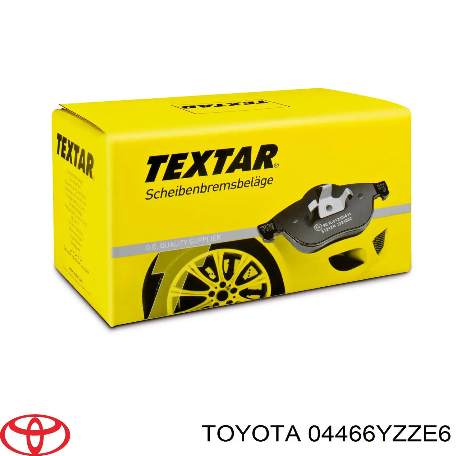 Задні гальмівні колодки 04466YZZE6 Toyota