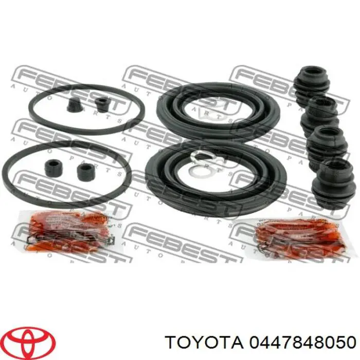 Ремкомплект супорту гальмівного переднього Toyota 0447848050 ціна, від 27.15 USD