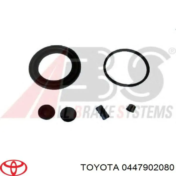 Ремкомплект супорту гальмівного переднього Toyota 0447902080 ціна, від 5.07 USD
