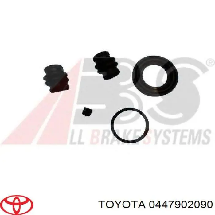 Купити 0447902090 Toyota Супорт гальмівного, заднього