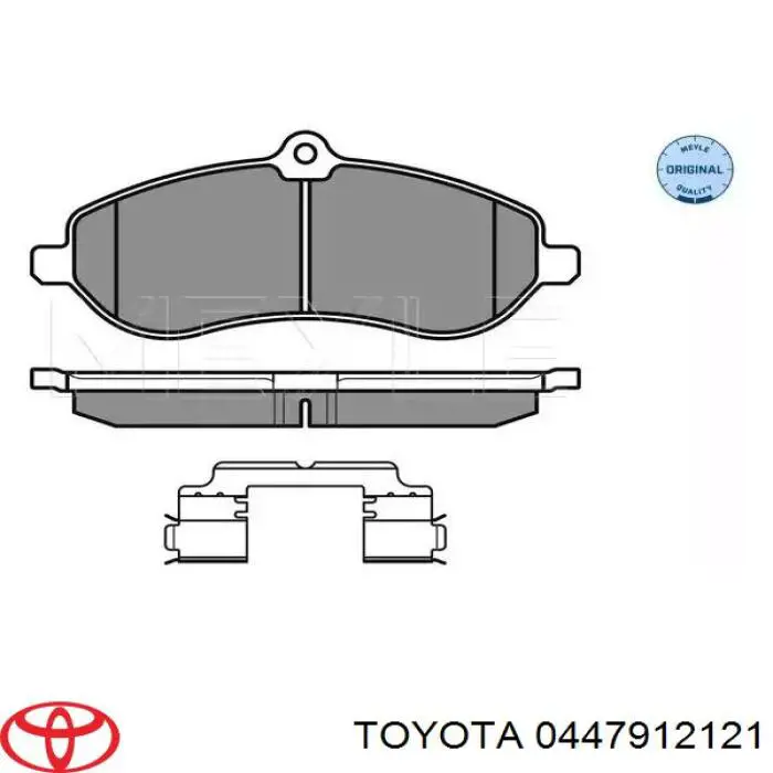 Ремкомплект супорту гальмівного заднього 0447912121 Toyota