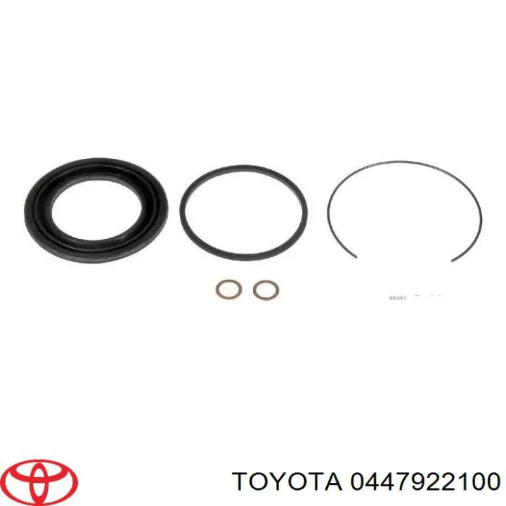 Ремкомплект супорту гальмівного переднього 0447922100 Toyota