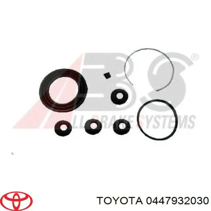 Ремкомплект супорту гальмівного переднього Toyota 0447932030 ціна, від 7.05 USD