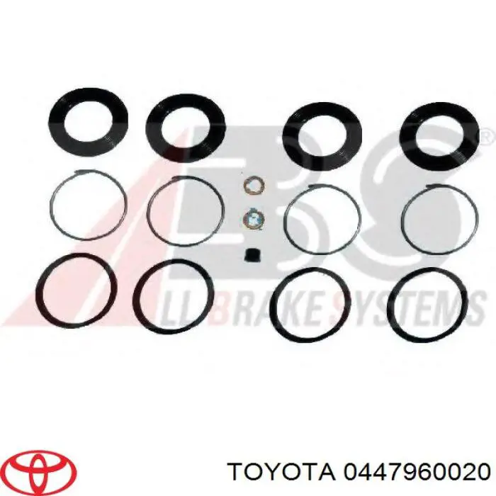 Купити 0447960020 Toyota Ремкомплект переднього супорту
