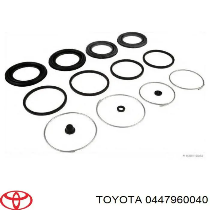 Ремкомплект супорту гальмівного переднього Toyota 0447960040 ціна, від 47.20 USD