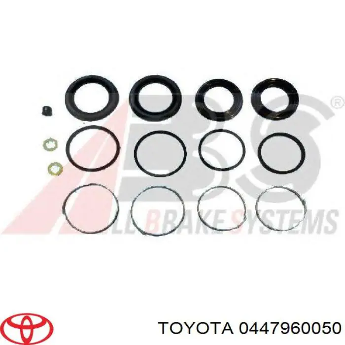 0447960050 Toyota ремкомплект супорту гальмівного переднього