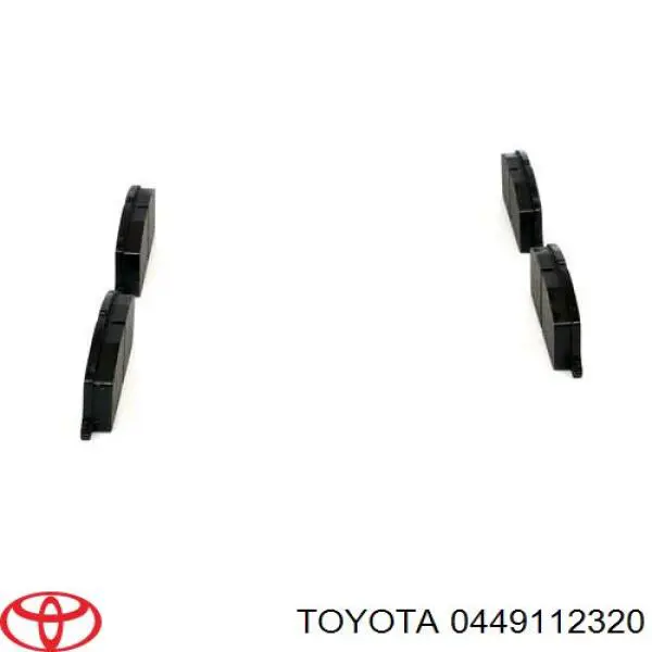 Тормозні колодки Toyota 0449112320