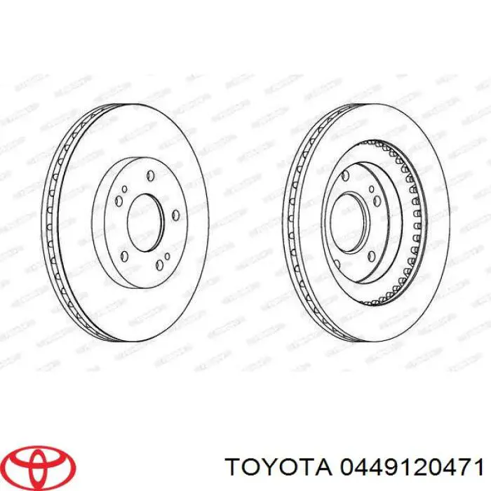 Гальмівні колодки Toyota 0449120471 ціна, від 15.91 USD