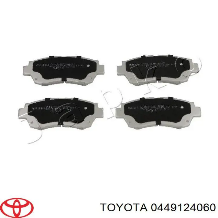 Тормозні колодки Toyota 0449124060