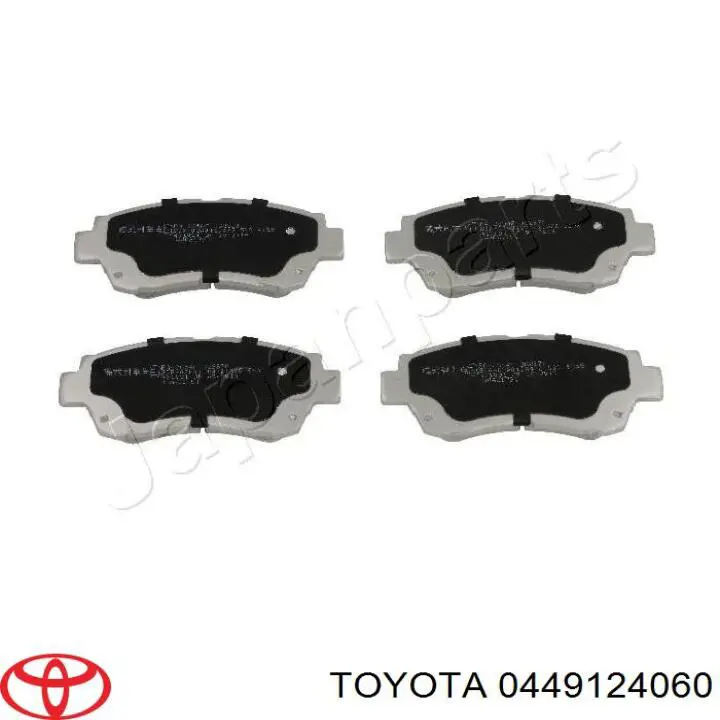 0449124060 Toyota колодки гальмівні передні, дискові