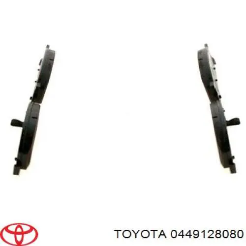 Гальмівні колодки Toyota 0449128080 ціна, від 24.61 USD