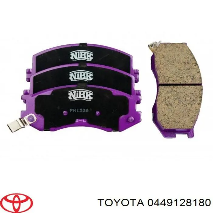 Купити 0449128180 Toyota Колодки гальмівні передні, дискові