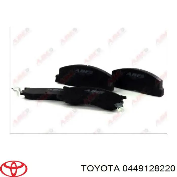 Гальмівні колодки Toyota 0449128220 ціна, від 28.76 USD