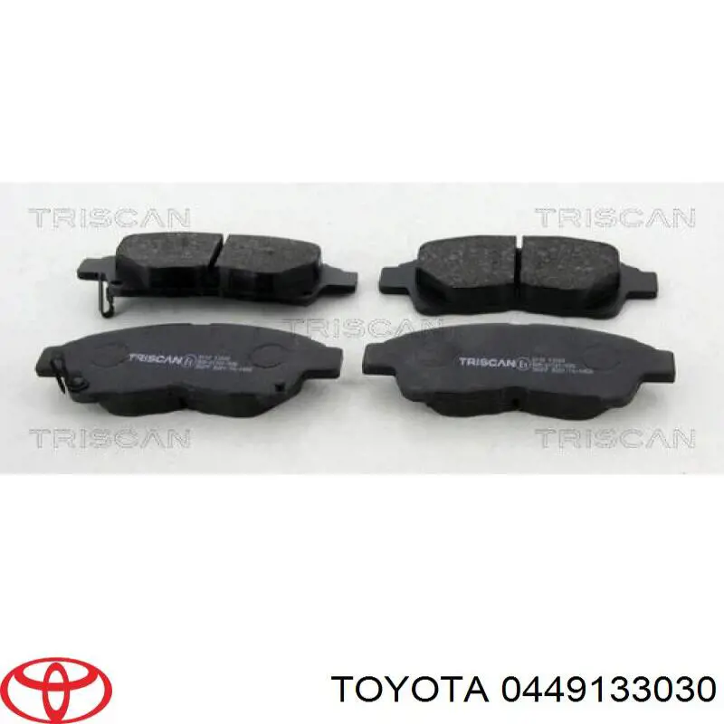 Купити 0449133030 Toyota Колодки гальмівні передні, дискові