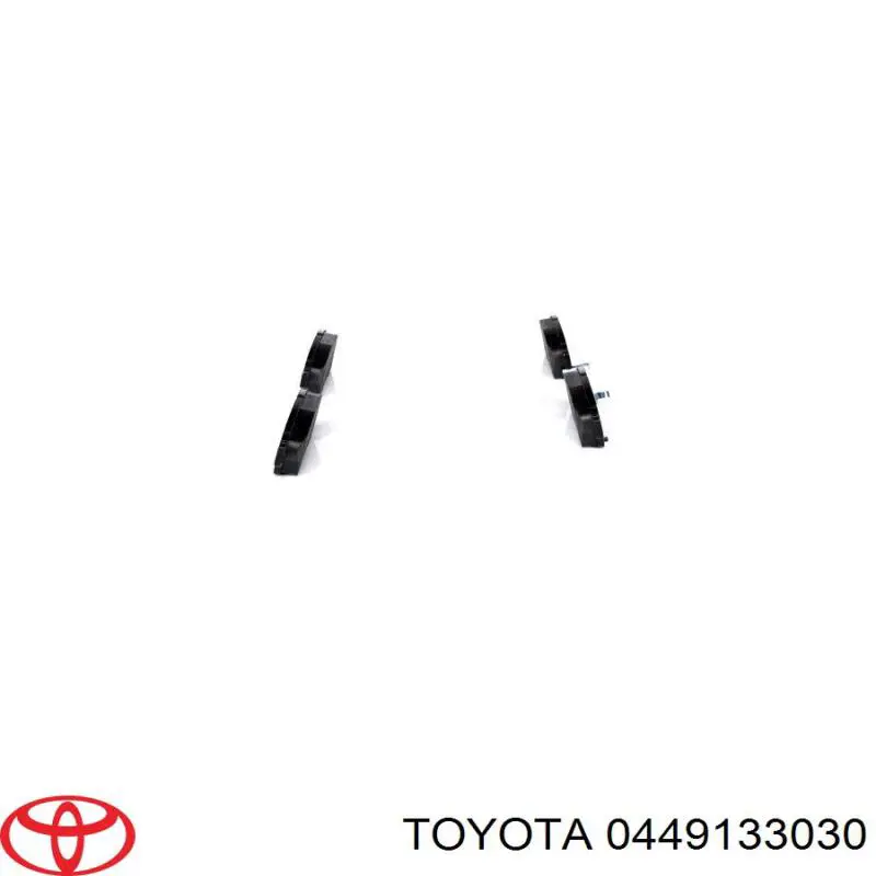 Передні тормозні колодки 0449133030 Toyota