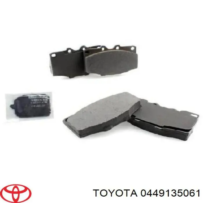 Купити 0449135061 Toyota Колодки гальмівні передні, дискові