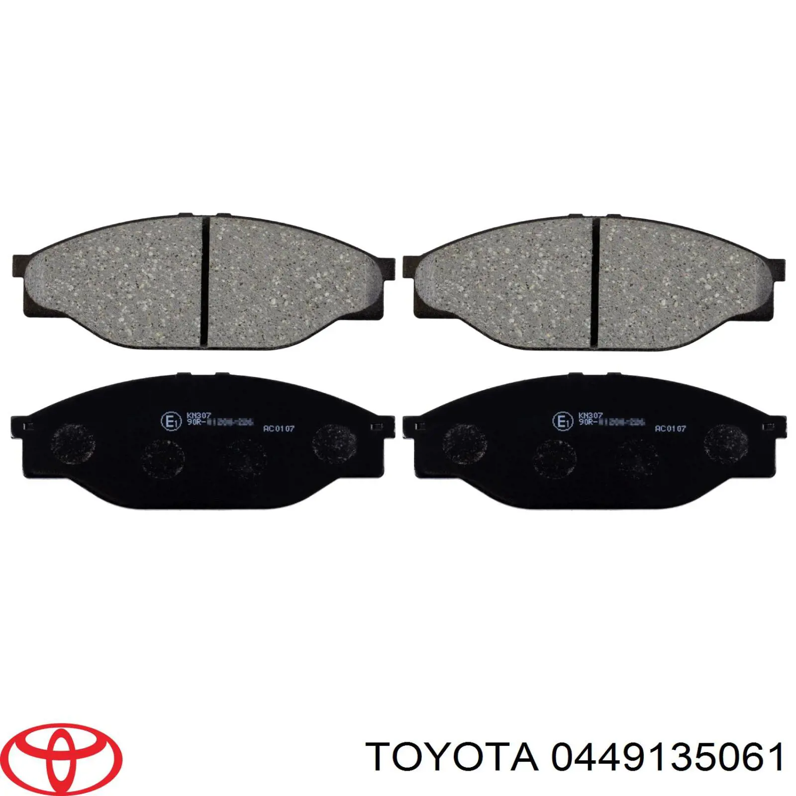0449135061 Toyota Передні гальмівні колодки
