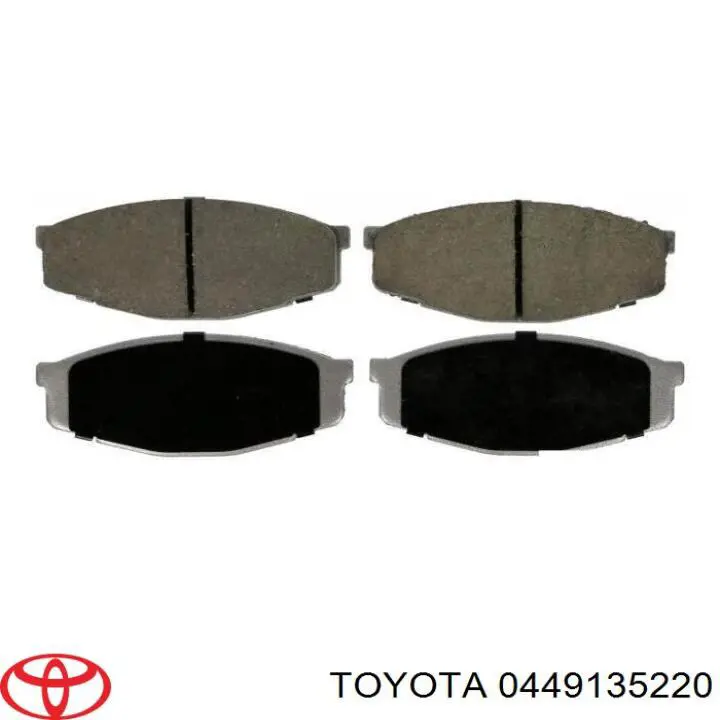 0449135220 Toyota Передні гальмівні колодки