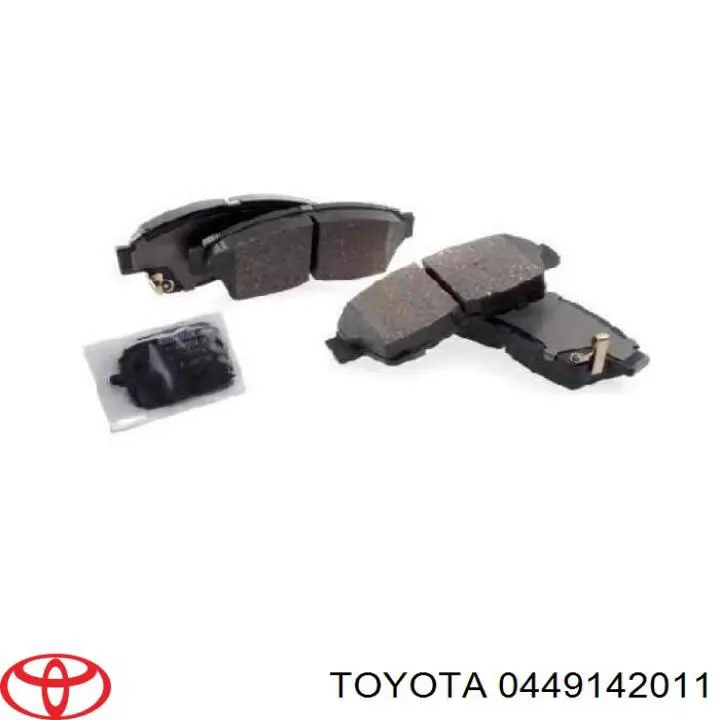 0449142011 Toyota колодки гальмівні передні, дискові