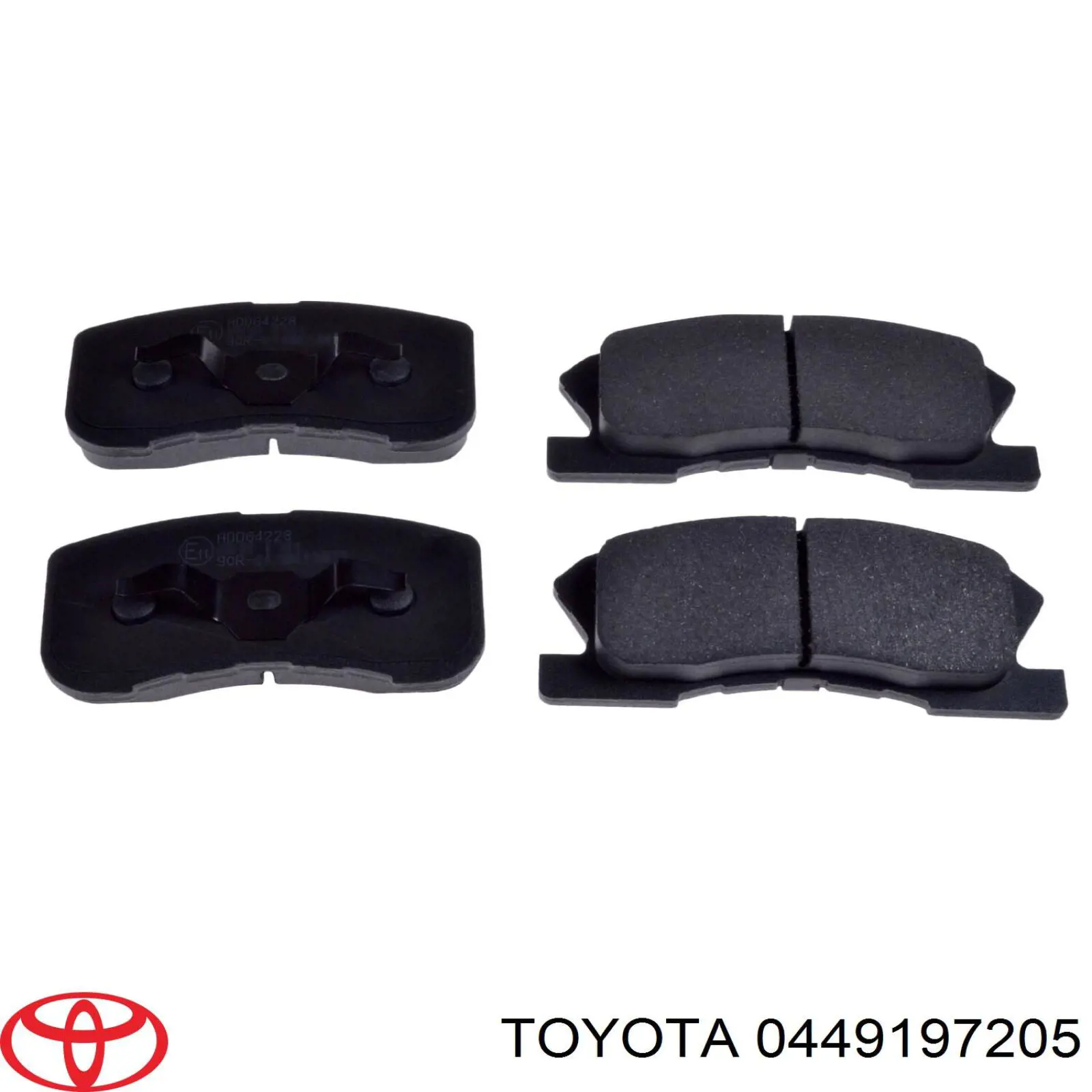 0449197205 Toyota Передні гальмівні колодки