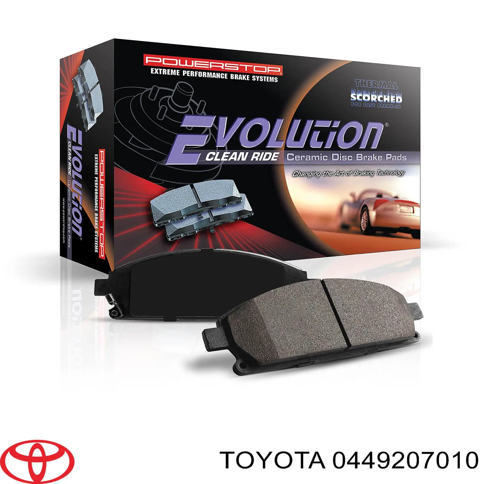Задні гальмівні колодки Toyota 0449207010 ціна, від 17.89 USD