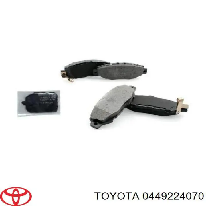 Задні гальмівні колодки Toyota 0449224070 ціна, від 26.79 USD