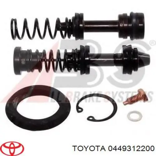Ремкомплект головного гальмівного циліндру Toyota 449312200 ціна, від 193.66 USD