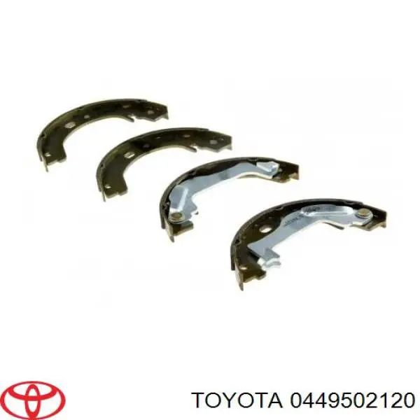 Колодки гальмові задні, барабанні 0449502120 Toyota