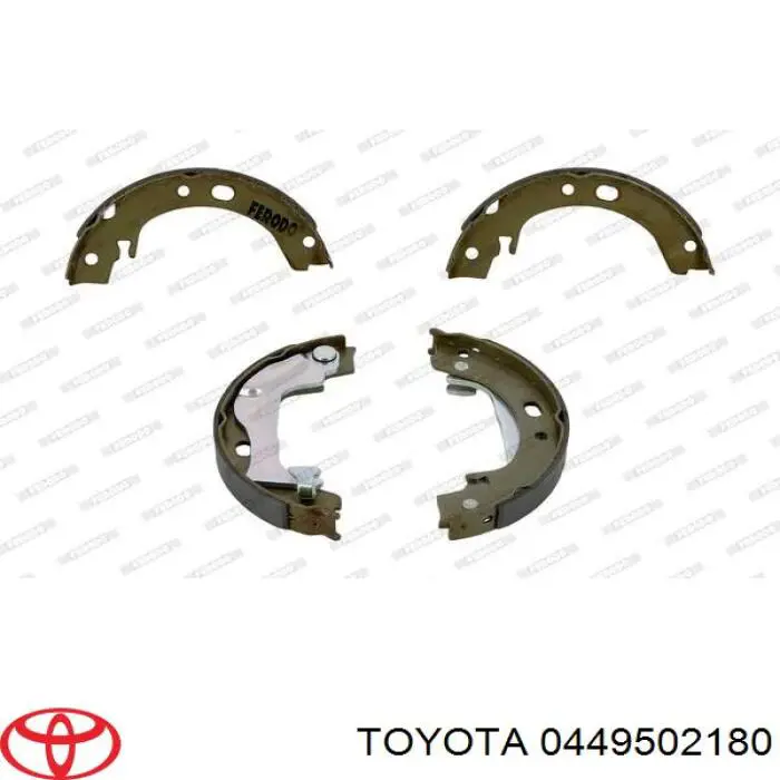 Купити 0449502180 Toyota Колодки гальмові задні, барабанні