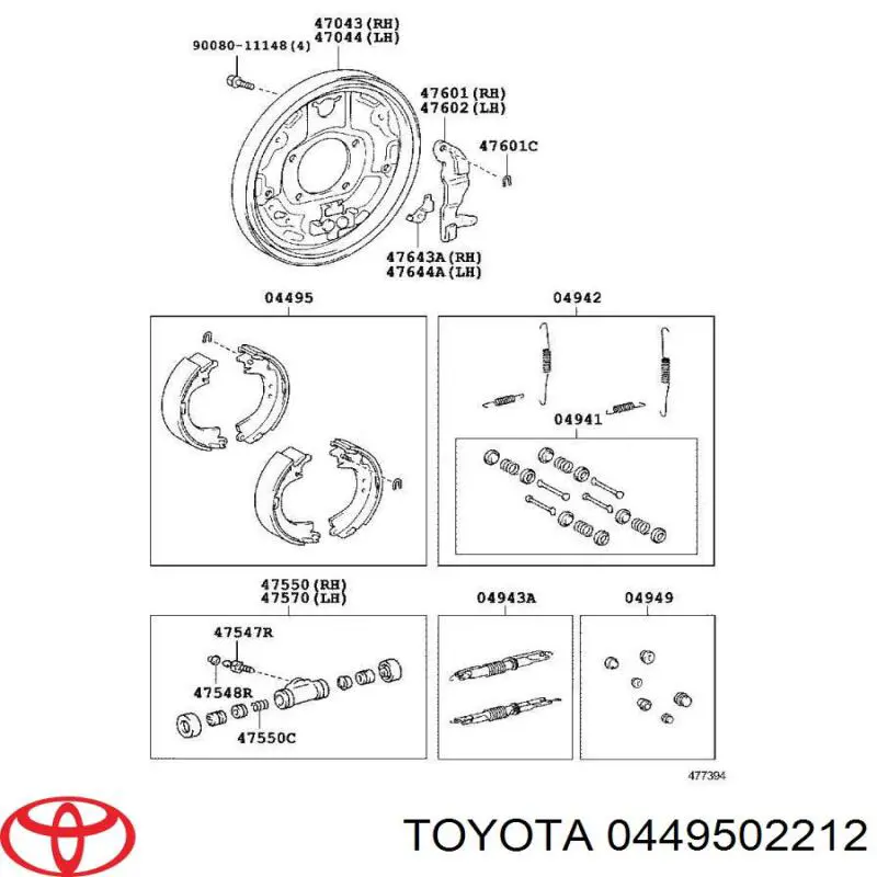  449502212 Toyota