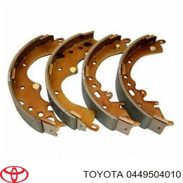 Купити 0449504010 Toyota Колодки гальмові задні, барабанні