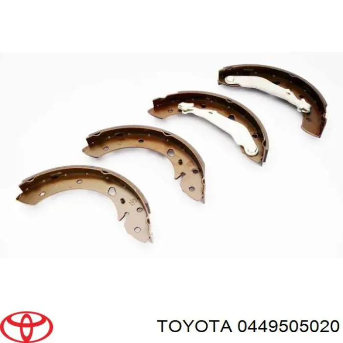 0449505020 Toyota Колодки гальмівні задні, барабанні